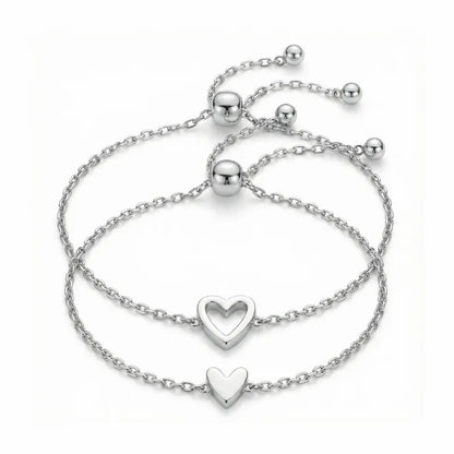 Verbundene Herzen™ - Passende Herz-Armbänder Mutter-Tochter